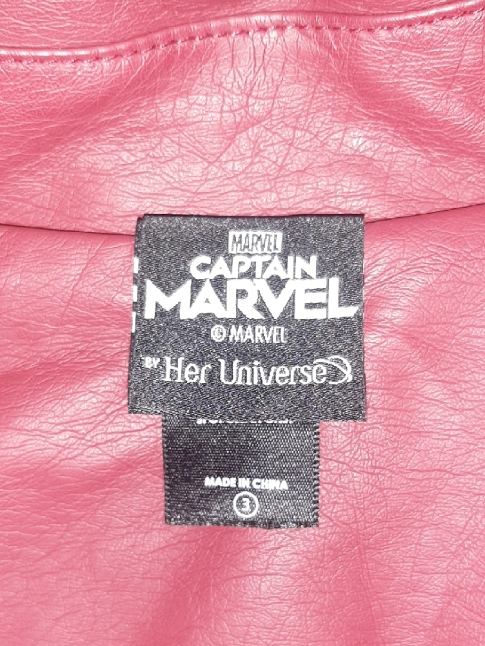NWOT🦸‍♀CAPTN MARVEL Her Universe🦸‍♀️SUPERHERO Blue/Burgundy GOLD ACCENTS Sz XL - Picture 7 of 11
